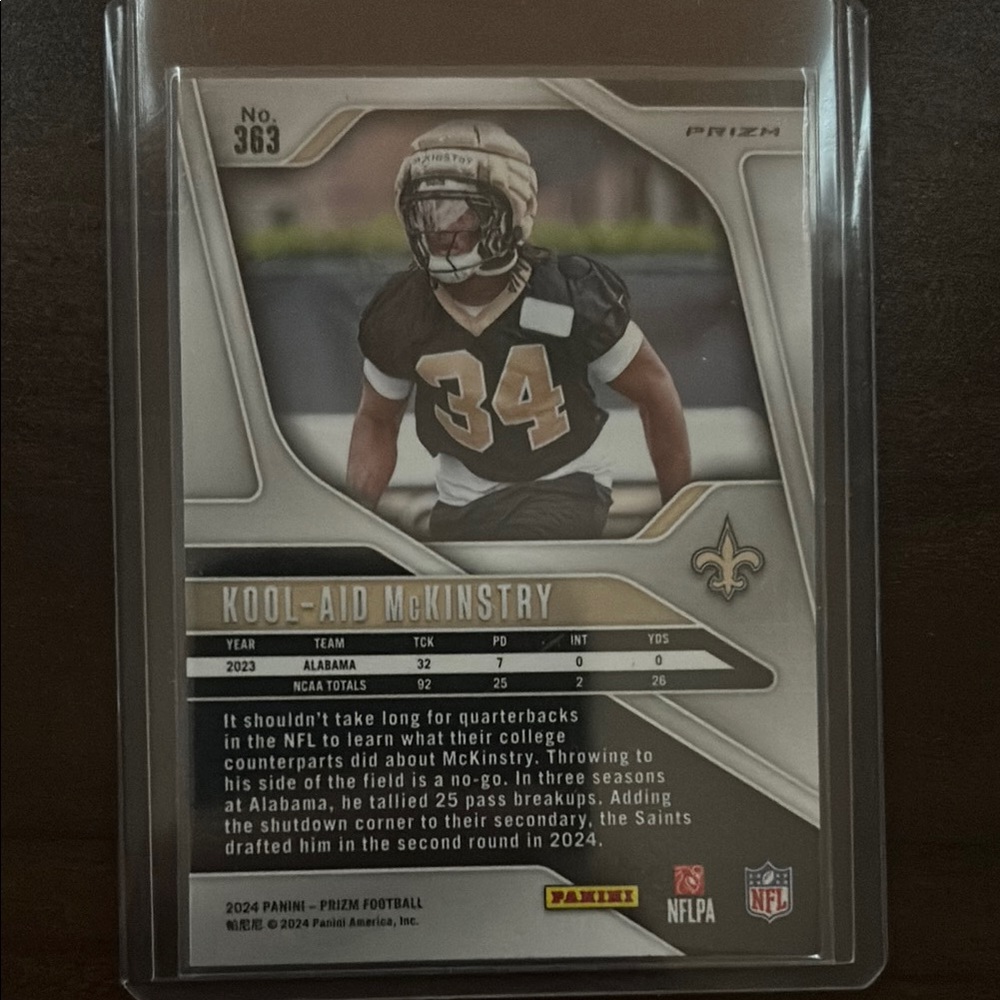 Kool-Aid McKinstry Rookie Card - Picture 2 of 2